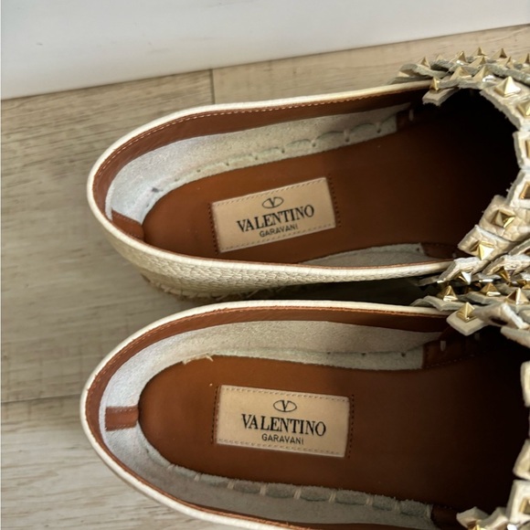VALENTINO Rockstud Leather Espadrilles - Picture 3 of 8